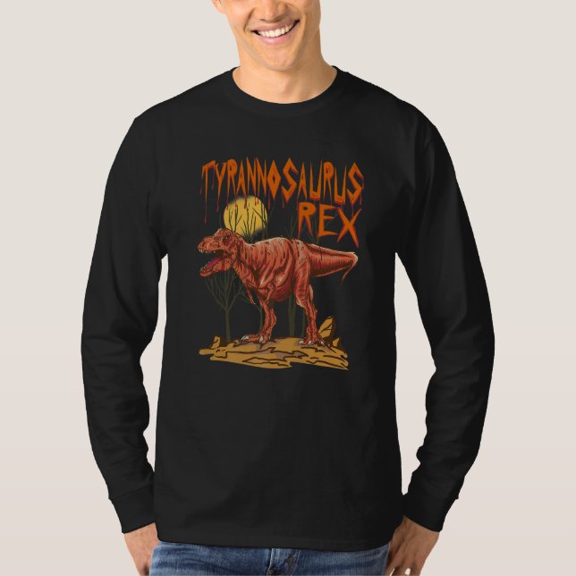 Camiseta Tyrannosaurus  Rex  Dino  Dinosaur Identification  (Anverso)