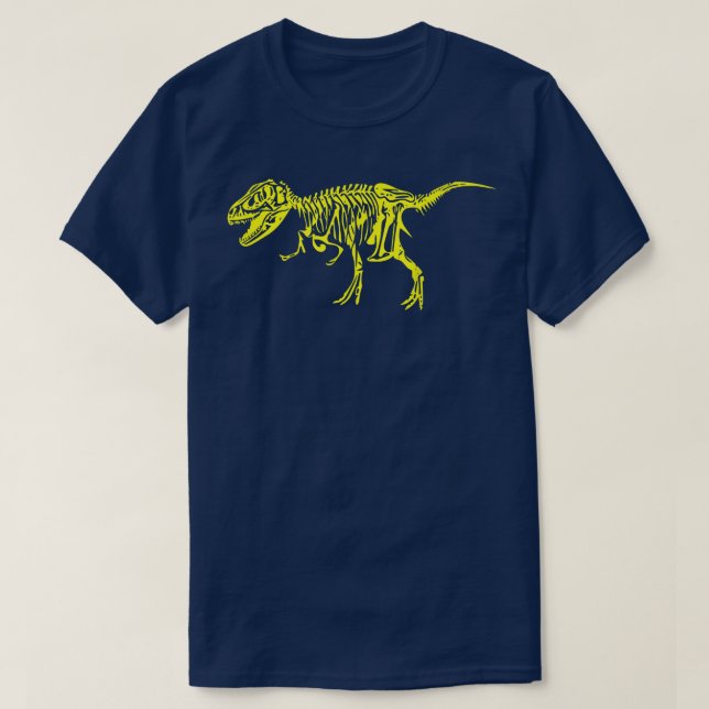 Camiseta Tyrannosaurus Rex Dinosaur Skeleton Fossil Reptile (Diseño del anverso)