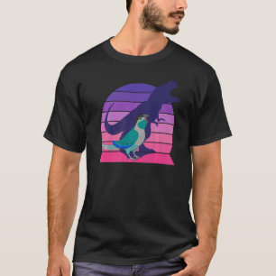 Camiseta Tyrannosaurus Rex I Gritando Turquesa Verde