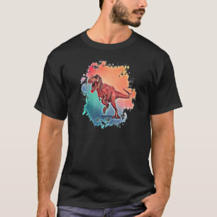 Camiseta Tyrannosaurus Rex Motif Dinosaurios Pred Prehistór