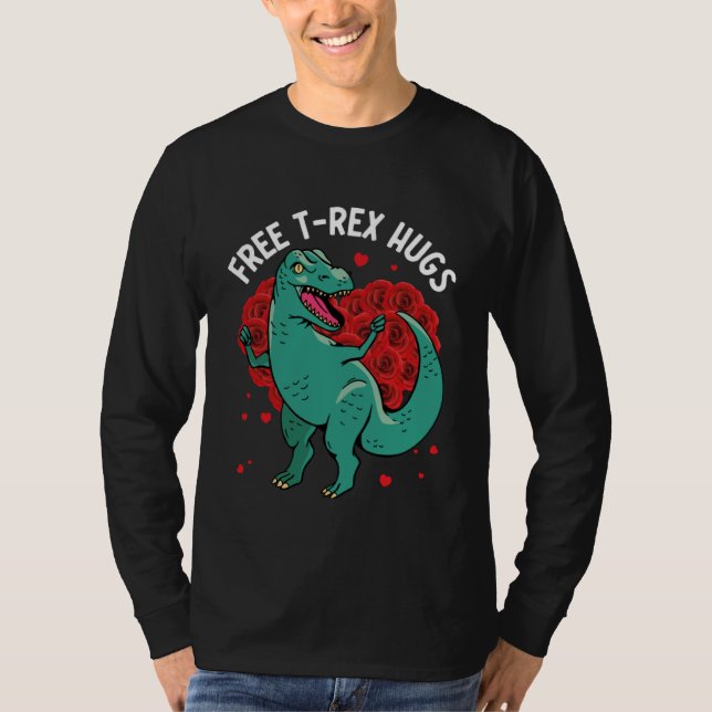 Camiseta Tyrannosaurus Rex Valentine Chica Di (Anverso)