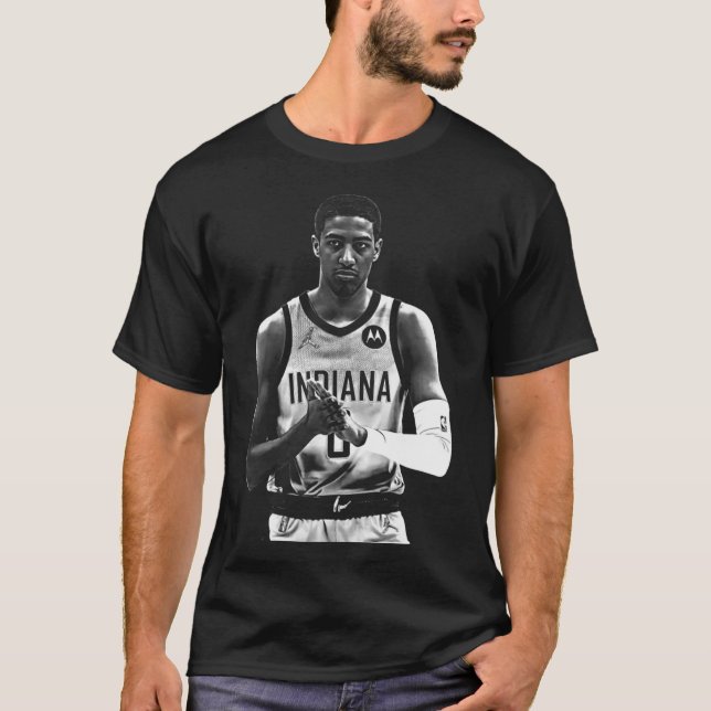 Camiseta Tyrese Haliburton Vintage Drawing 90S (Anverso)