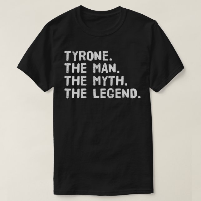 CAMISETA TYRONE (Diseño del anverso)