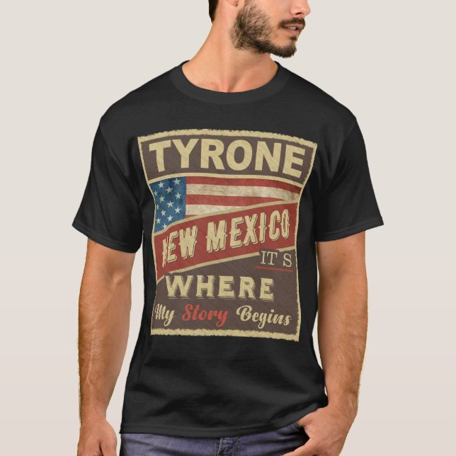 Camiseta TYRONE, NM Es donde comienza mi historia (Anverso)