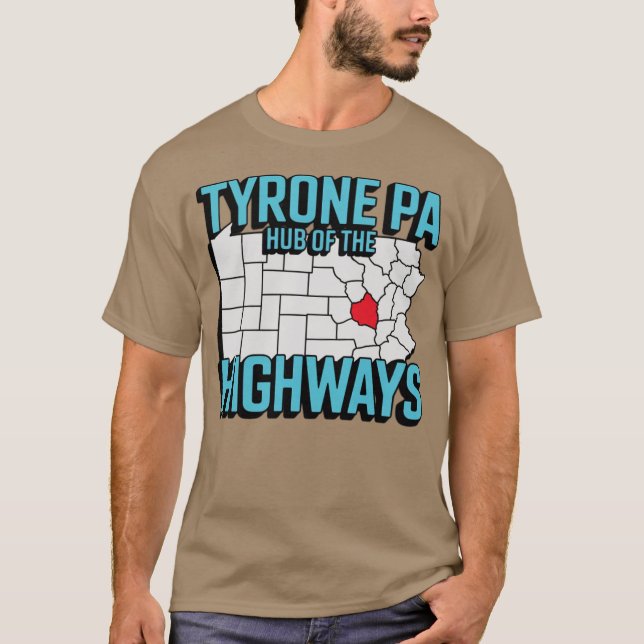 Camiseta Tyrone PA - Centro de carreteras (Anverso)