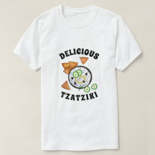 Camiseta Tzatziki Grasa de Meze Griega Alimentos Mediterrán