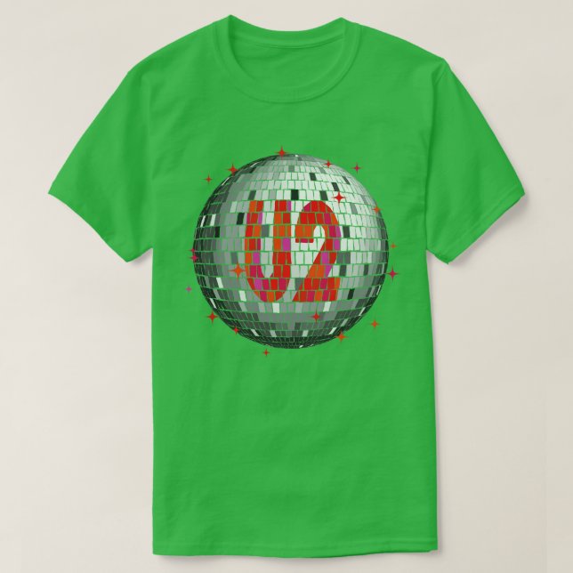 Camiseta U2 Disco Ball Red (Diseño del anverso)