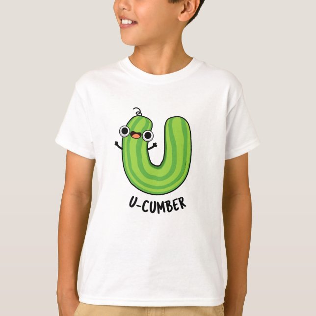 Camiseta U-cumber Funny Cucumber Pun (Anverso)