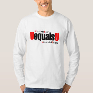 Camiseta U es igual a U - VIH Indetectable - Ciencia no Est