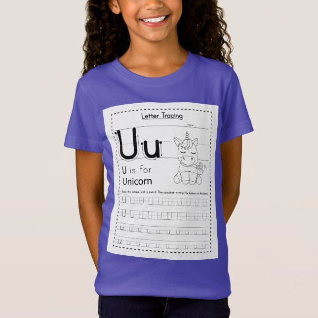 Camiseta U es para unicorn (Anverso)