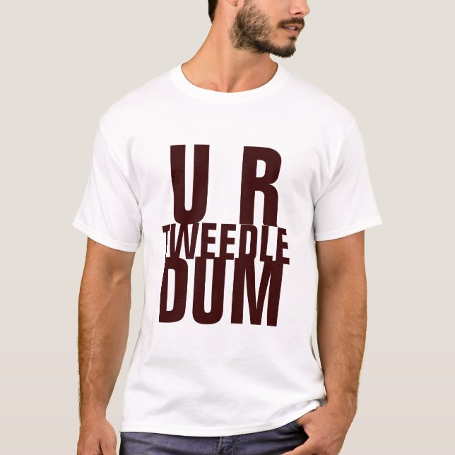 CAMISETA U R TWEEDLE DUM (Anverso)