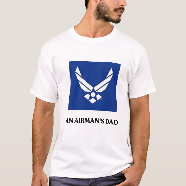 Camiseta U.S. Air Force Airman’s Dad T-Shirt –  (Anverso)