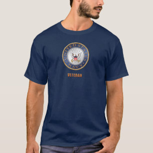 Camiseta U.S. América básica de los hombres de marina de