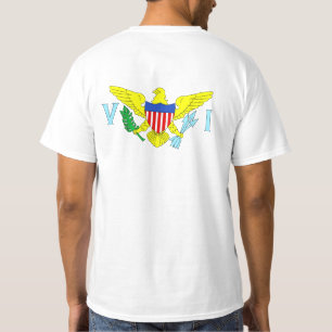 Camiseta U.S. Bandera de las Islas Vírgenes