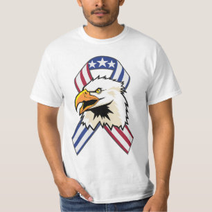 Camiseta U.S. Bandera patriótica de Eagle