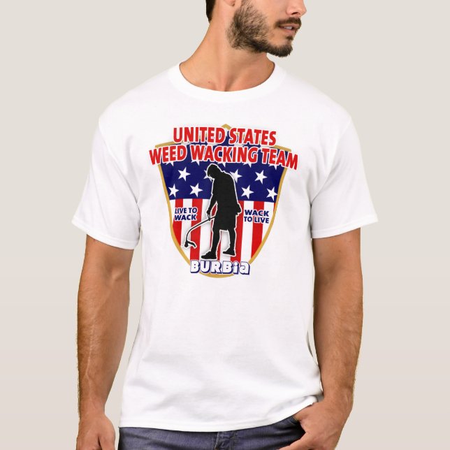 Camiseta U.S. Equipo Wacking de la mala hierba (Anverso)