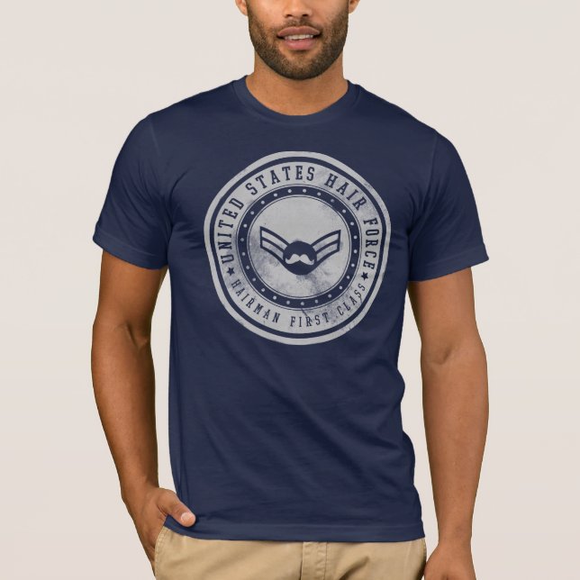 Camiseta U.S. Fuerza del pelo (Anverso)