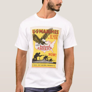 Camiseta U.S. Los infantes de marina defienden América