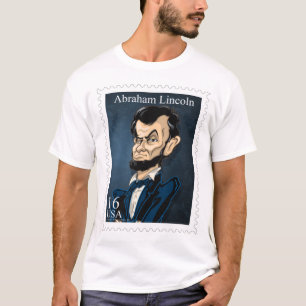 Camiseta U.S. Presidentes Stamp Shirt #16 Lincoln