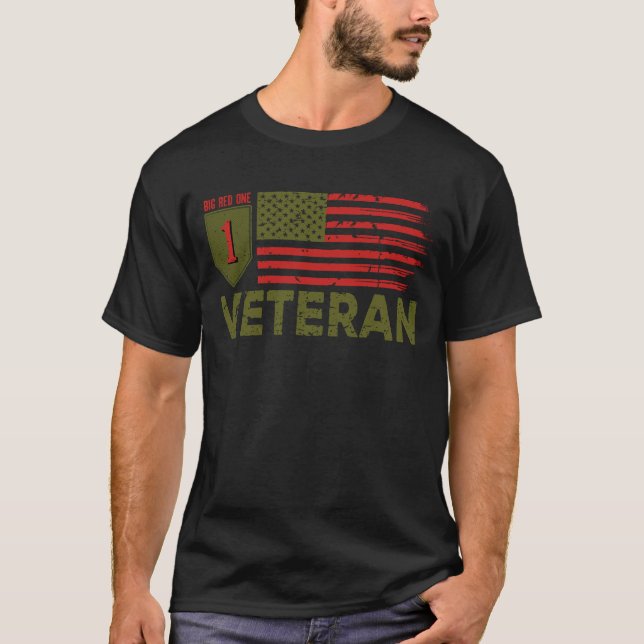 Camiseta U.S. Veteran / The Big Red One (Anverso)