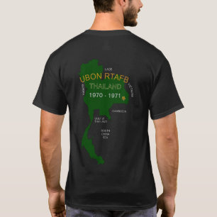 Camiseta U. S. Veteranos militares tailandeses Ubon RTAFB