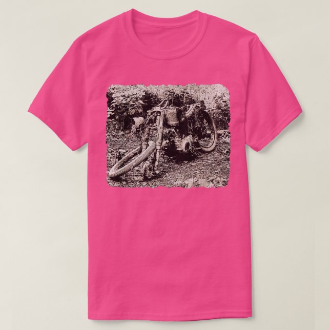 Camiseta UA Mike row Old Motorbike Hackney London Inglaterr (Diseño del anverso)