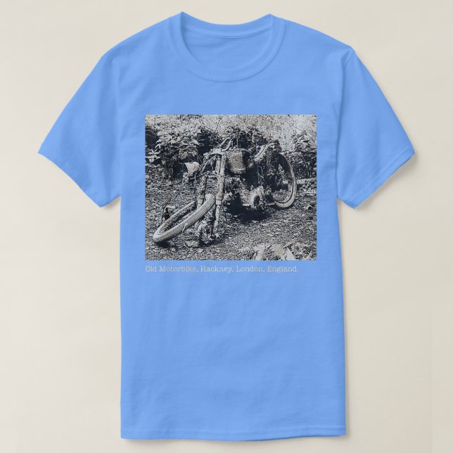 Camiseta UA Mike row Old Motorbike Hackney London Inglaterr (Diseño del anverso)