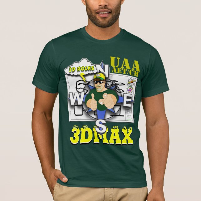 CAMISETA UAA AET/CM 3DMAX (Anverso)