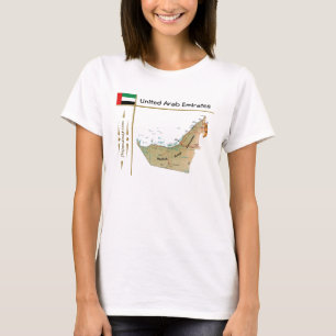Camiseta UAE Mapa + Bandera + Título