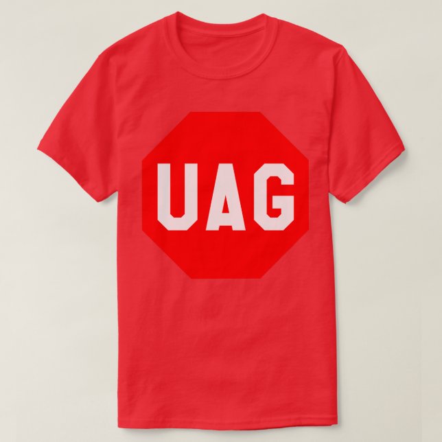 Camiseta UAG Stop Codon Sign  (Diseño del anverso)