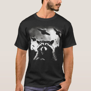 Camiseta UAP de raccoon divertidos de OVNI alienígena