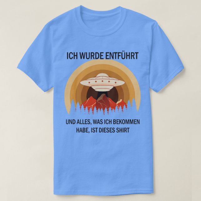 Camiseta UAP Ufo de ciencia ficción de secuestro (Diseño del anverso)