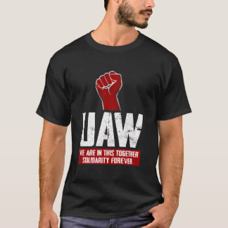 Camiseta Uaw En Huelga Red Tee Unió A Los Trabajadores Del 