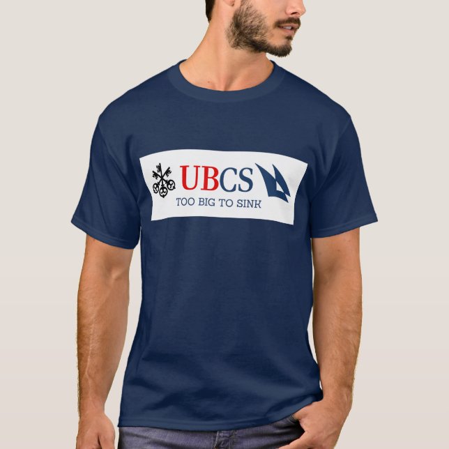 Camiseta UBCS - Demasiado grande para hundirse (Anverso)