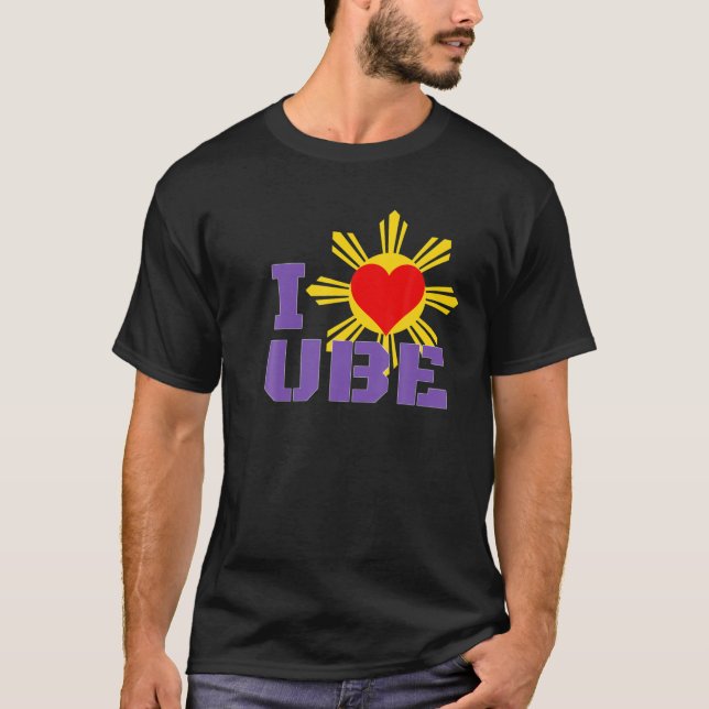 Camiseta Ube Bae I Love Your Way Filipina Food (Anverso)