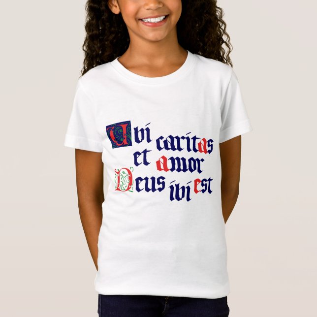 Camiseta Ubi Caritas (Anverso)