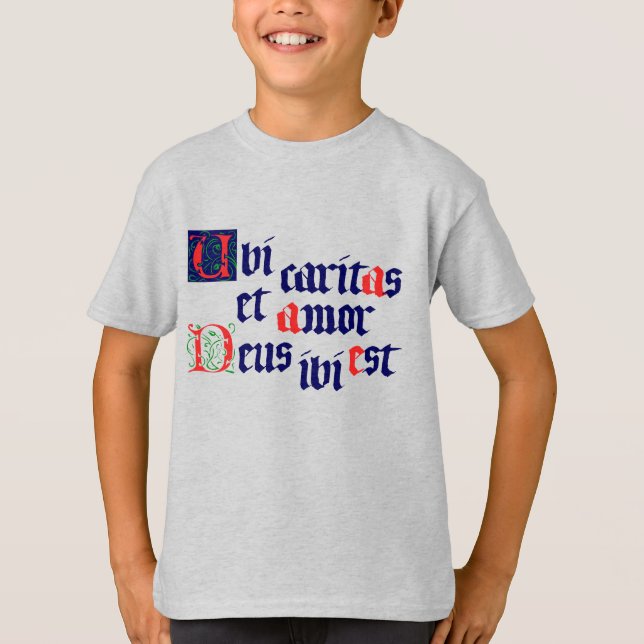 Camiseta Ubi Caritas (Anverso)