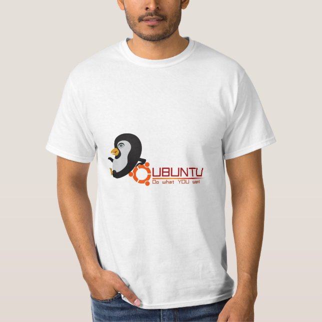 Camiseta Ubuntu, hace lo que usted quiere (Anverso)
