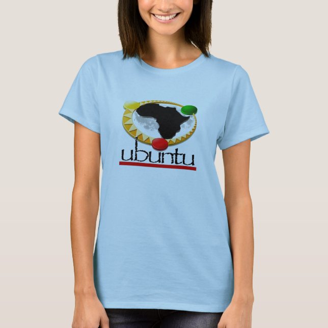 Camiseta Ubuntu T de la mujer (Anverso)