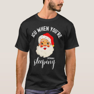 Camiseta UCI Cuando estás durmiendo Enfermera de UCI Navid