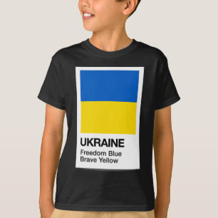 Camiseta Ucrania 2023 Colores de la Bandera Ucraniana Liber