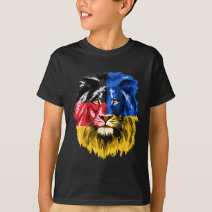 Camiseta Ucrania Alemania Bandera León Deutschland Ucranian