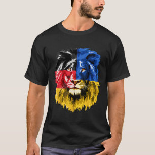 Camiseta Ucrania Alemania Bandera León Deutschland Ucranian