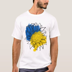 Camiseta Ucrania apoya el girasol