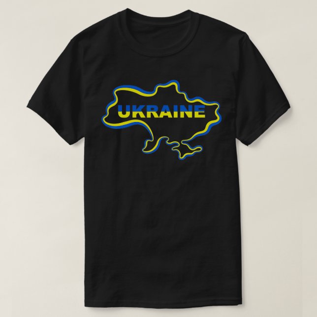 Camiseta Ucrania: Bandera ucraniana da ucraniano1 (Diseño del anverso)