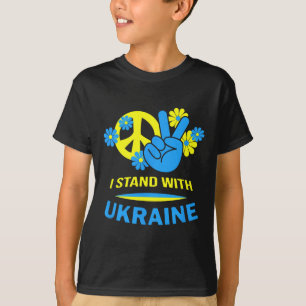 Camiseta Ucrania Bandera Ucraniana Paz En Ucrania Me Pongo 