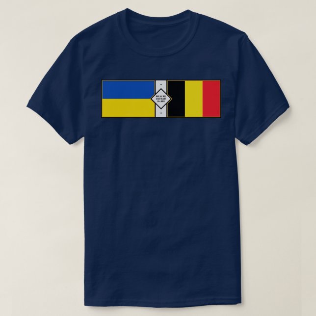 Camiseta Ucrania Bélgica EURO 2024 (Diseño del anverso)