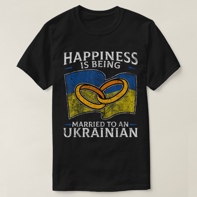 Camiseta Ucrania Boda raíces de matrimonio ucraniano se cas (Diseño del anverso)