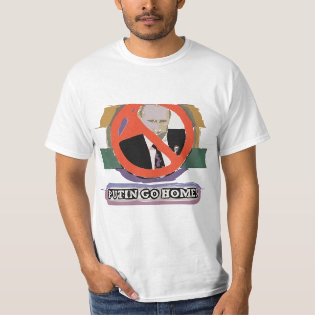 Camiseta Ucrania de intersección con ucrania stop rusia sto (Anverso)