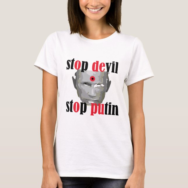 Camiseta Ucrania de intersección con ucrania stop rusia sto (Anverso)